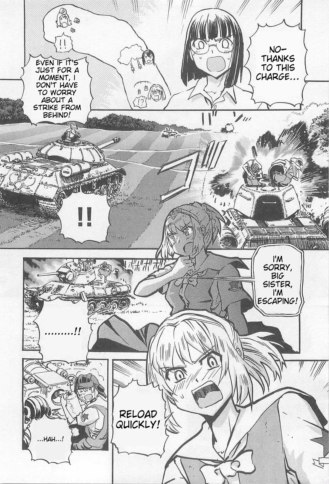 Sailor Fuku to Juusensha Chapter 35 page 10 - Chapter 35: Recapture! The Pride Of The Prestigious White Lily Tank Brigade
