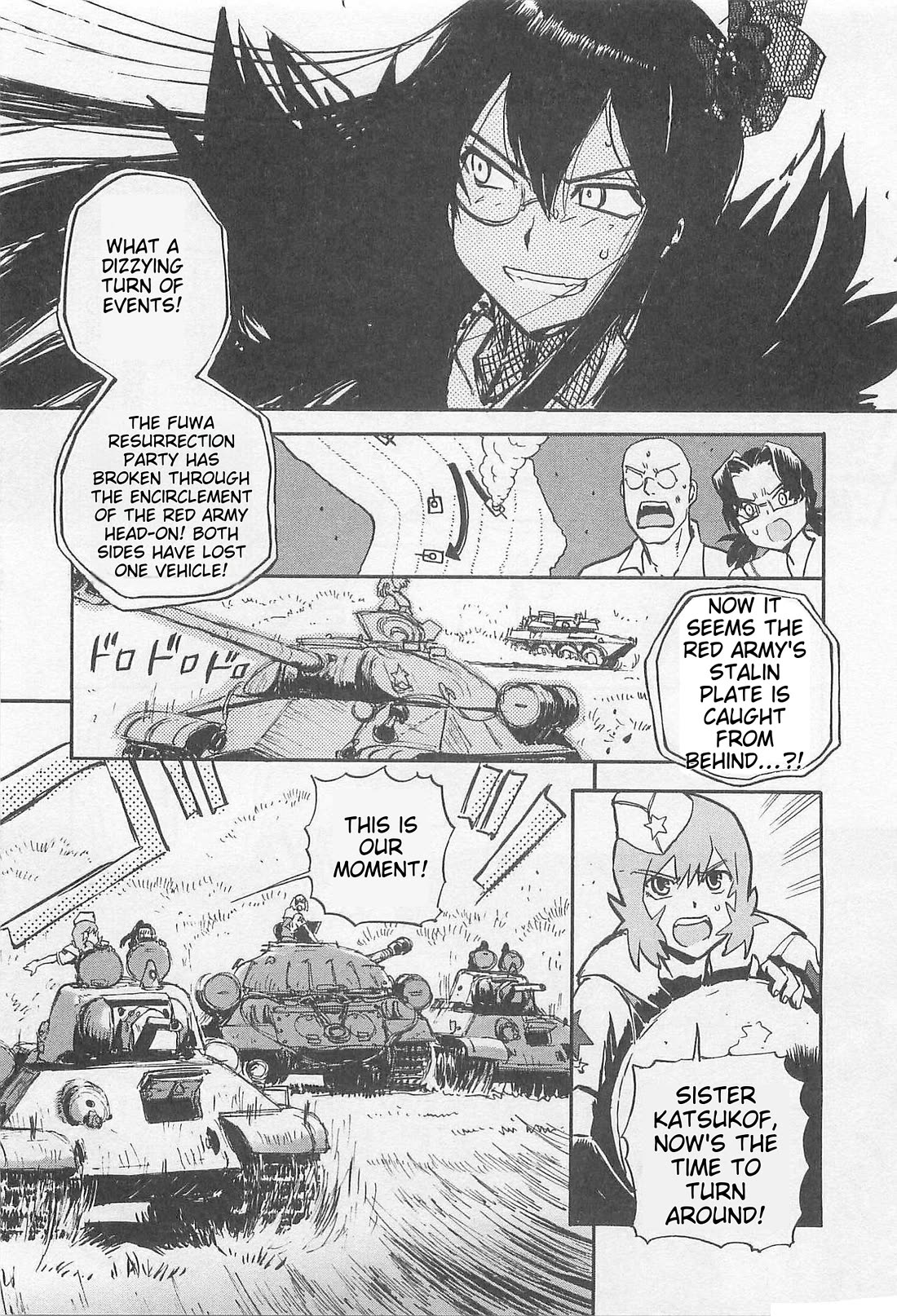 Sailor Fuku to Juusensha Chapter 35 page 12 - Chapter 35: Recapture! The Pride Of The Prestigious White Lily Tank Brigade
