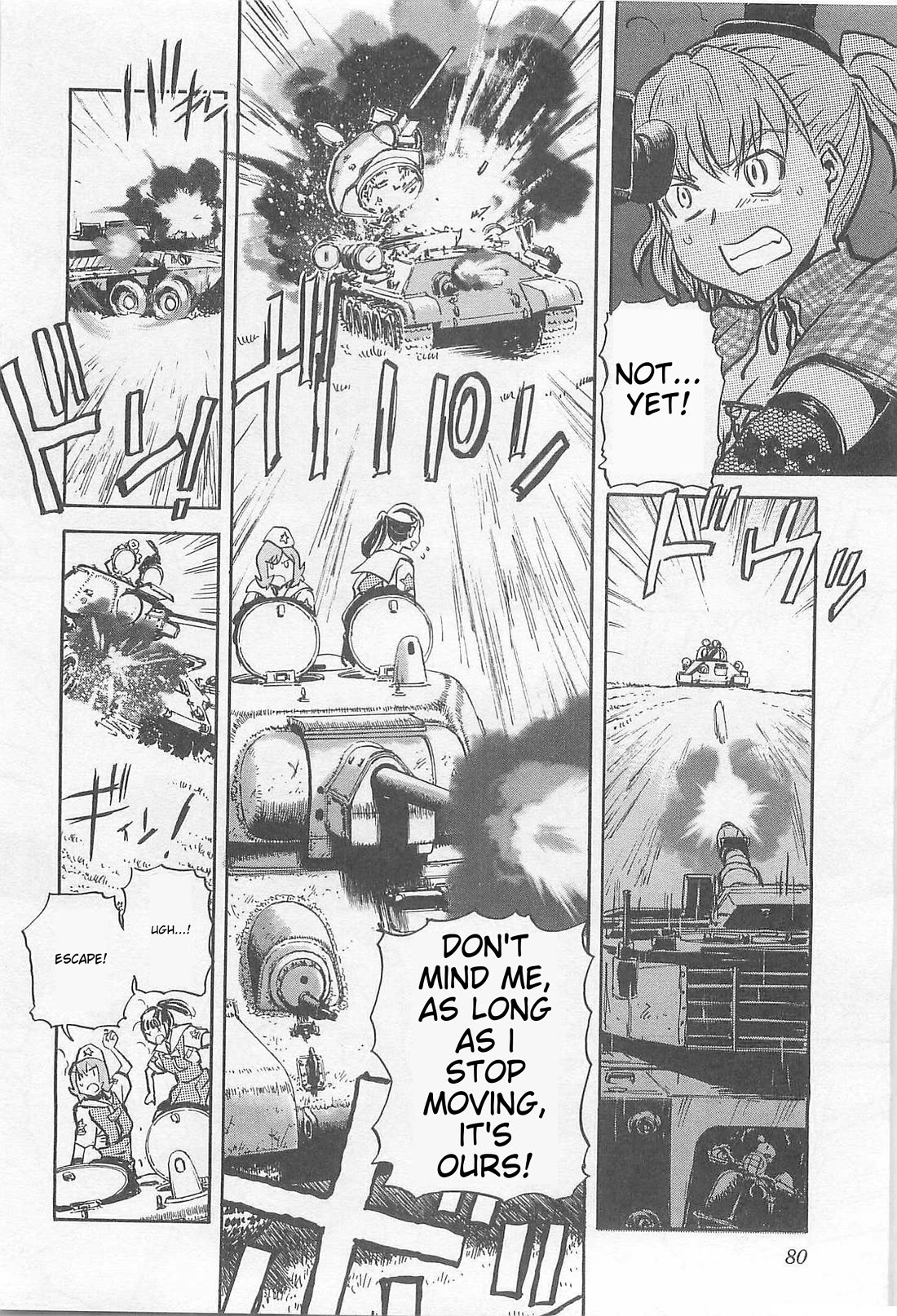 Sailor Fuku to Juusensha Chapter 35 page 14 - Chapter 35: Recapture! The Pride Of The Prestigious White Lily Tank Brigade