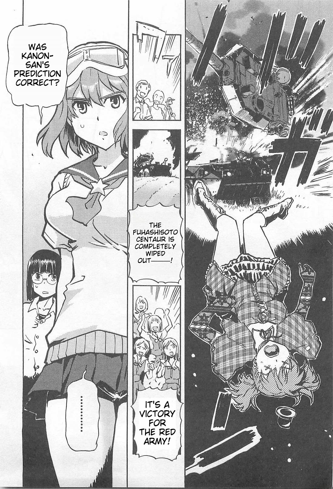 Sailor Fuku to Juusensha Chapter 35 page 15 - Chapter 35: Recapture! The Pride Of The Prestigious White Lily Tank Brigade