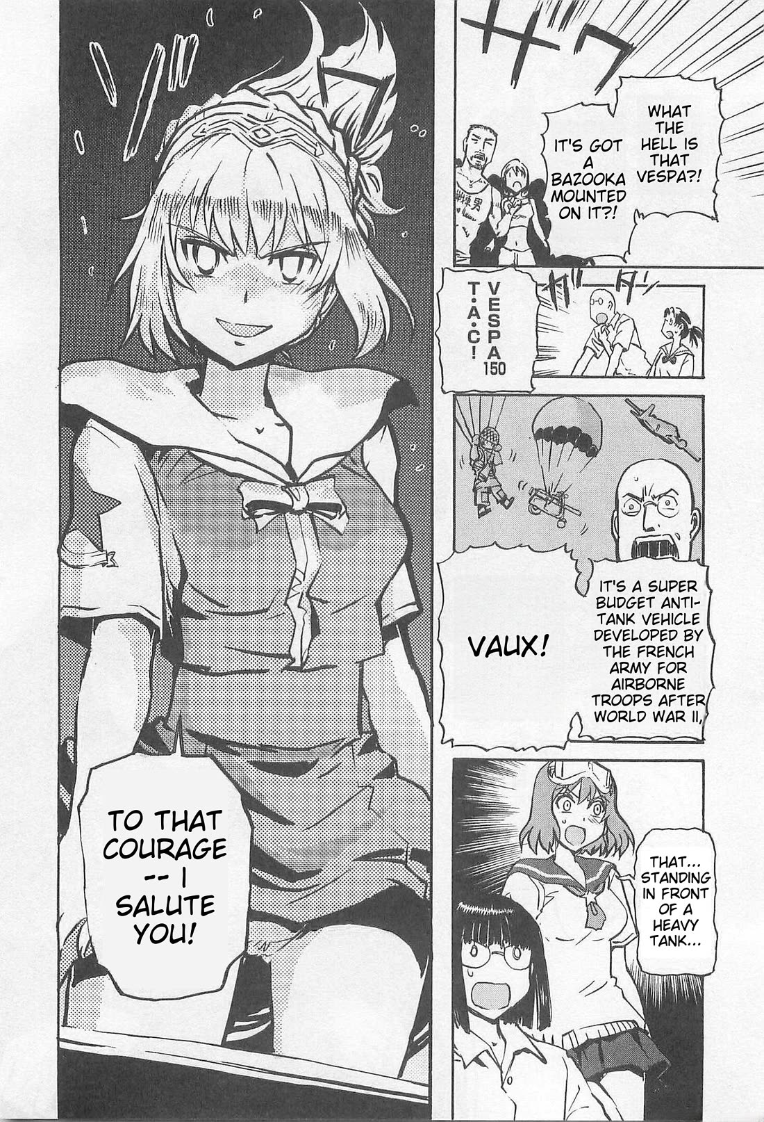 Sailor Fuku to Juusensha Chapter 35 page 20 - Chapter 35: Recapture! The Pride Of The Prestigious White Lily Tank Brigade
