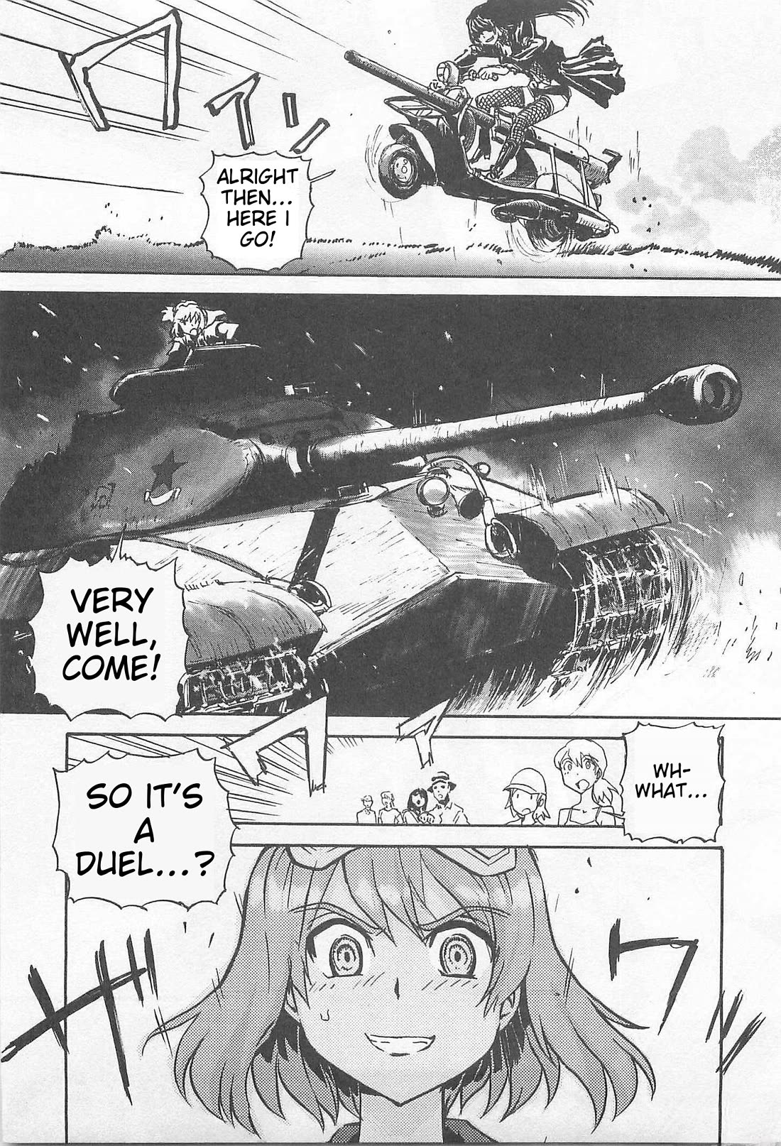 Sailor Fuku to Juusensha Chapter 35 page 21 - Chapter 35: Recapture! The Pride Of The Prestigious White Lily Tank Brigade
