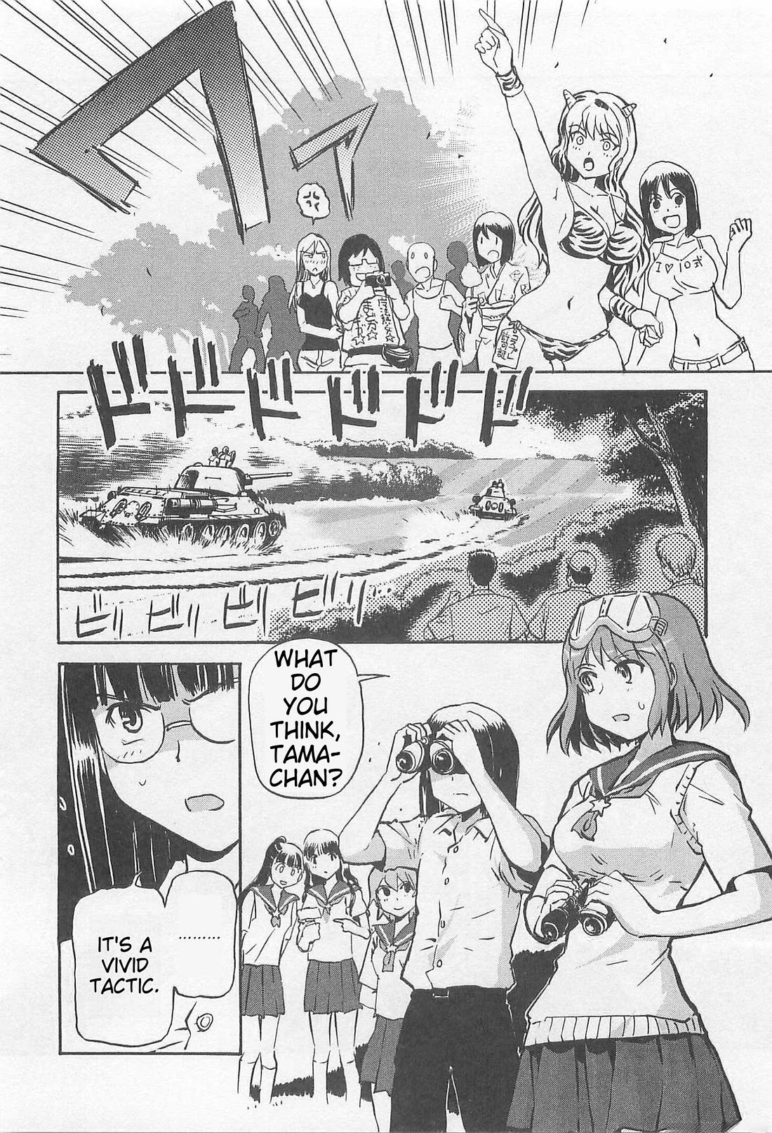 Sailor Fuku to Juusensha Chapter 35 page 4 - Chapter 35: Recapture! The Pride Of The Prestigious White Lily Tank Brigade