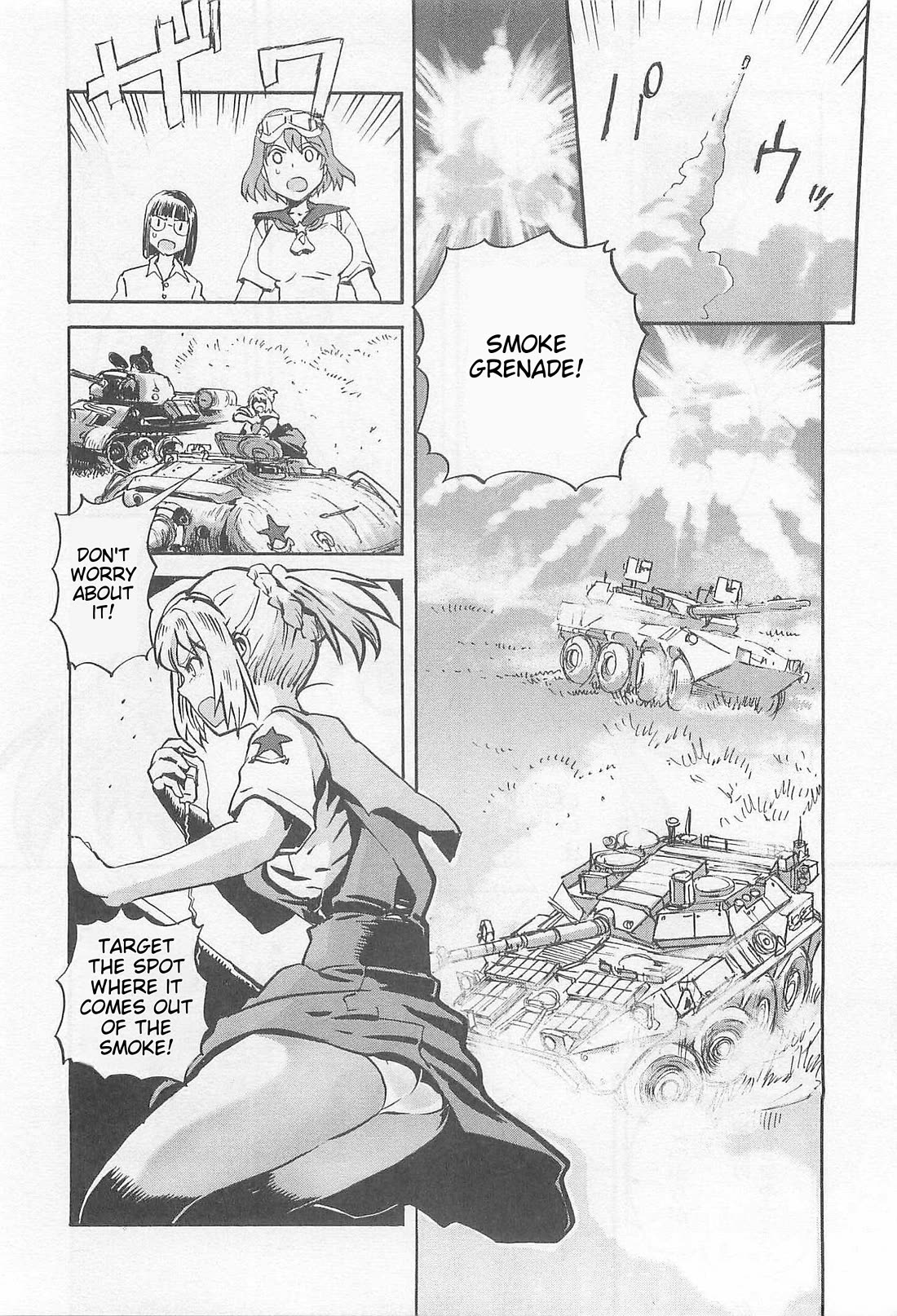Sailor Fuku to Juusensha Chapter 35 page 6 - Chapter 35: Recapture! The Pride Of The Prestigious White Lily Tank Brigade
