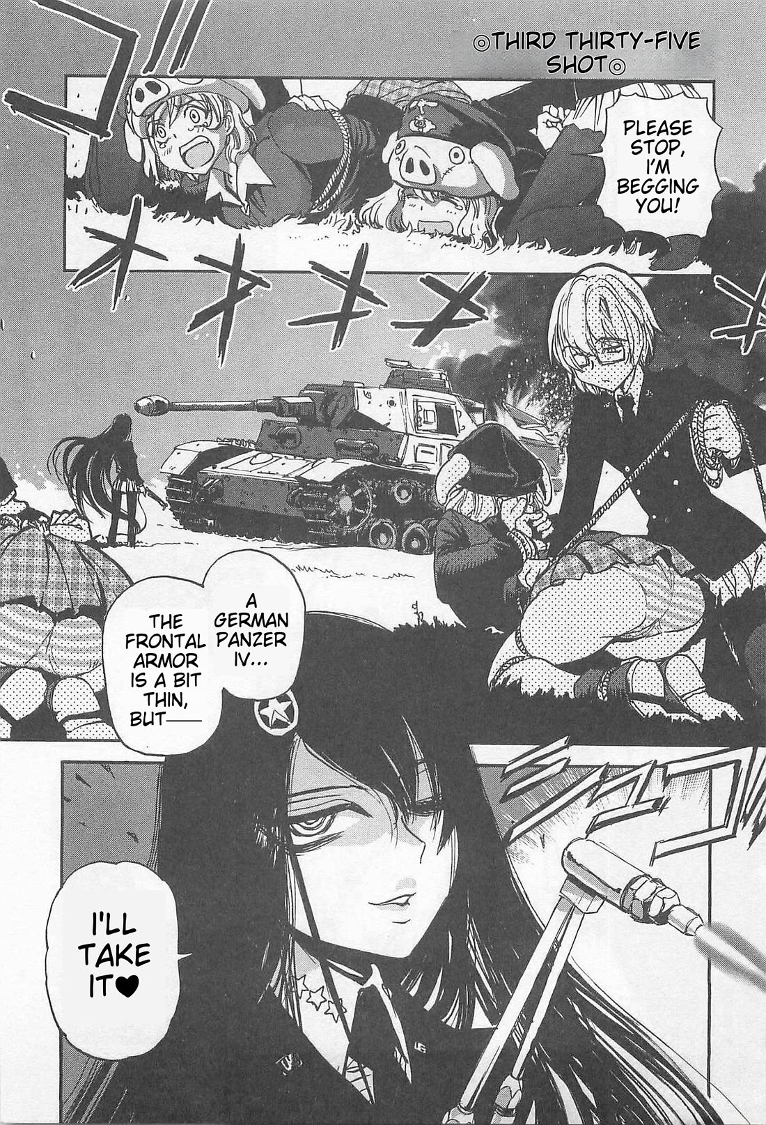 Sailor Fuku to Juusensha Chapter 36 page 1 - Chapter 36: Destroy Them! The Artillerywoman Who Shows No Form