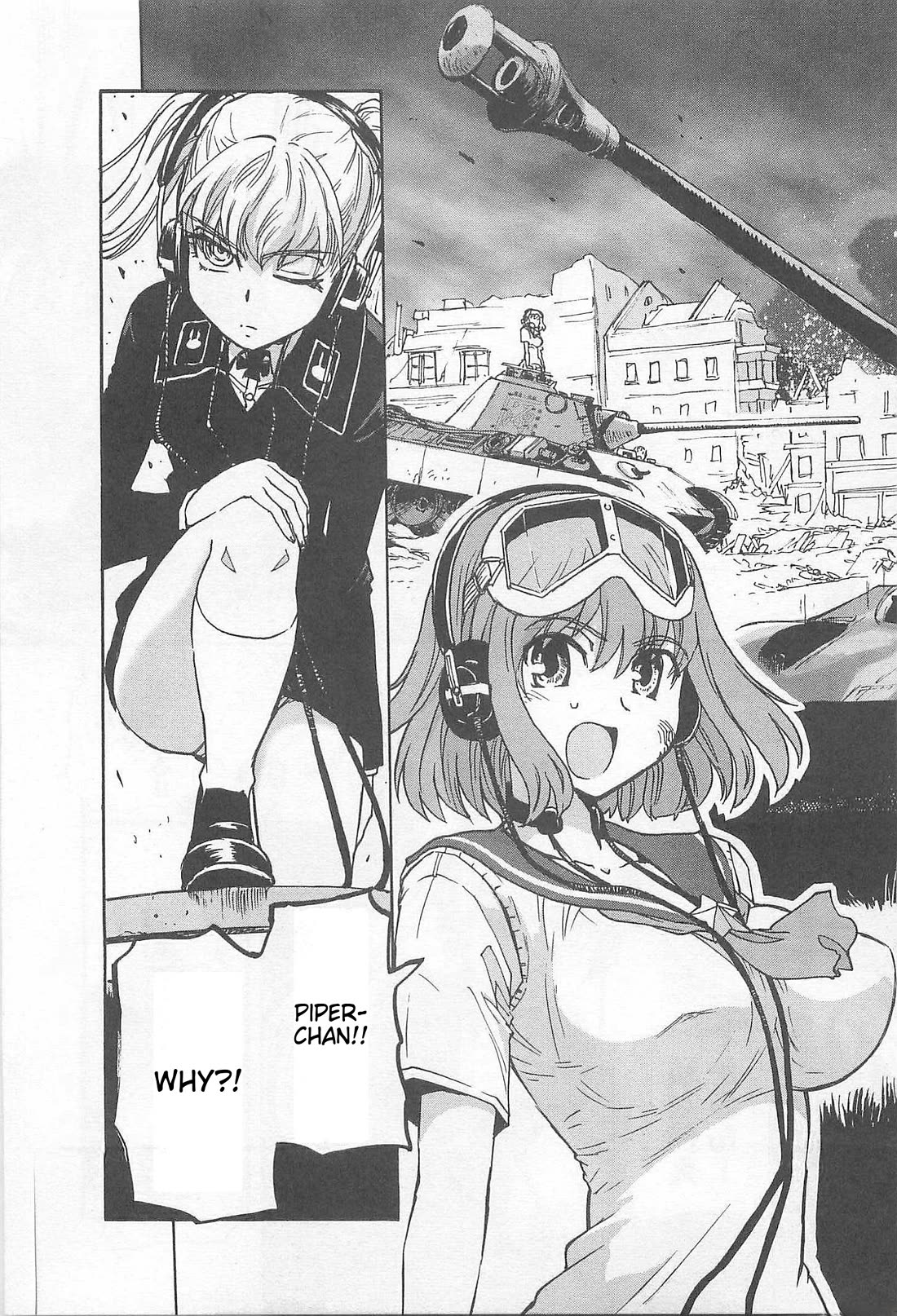 Sailor Fuku to Juusensha Chapter 37 page 3 - Chapter 37: Remember! The Most Important Thing For A Tank Driver
