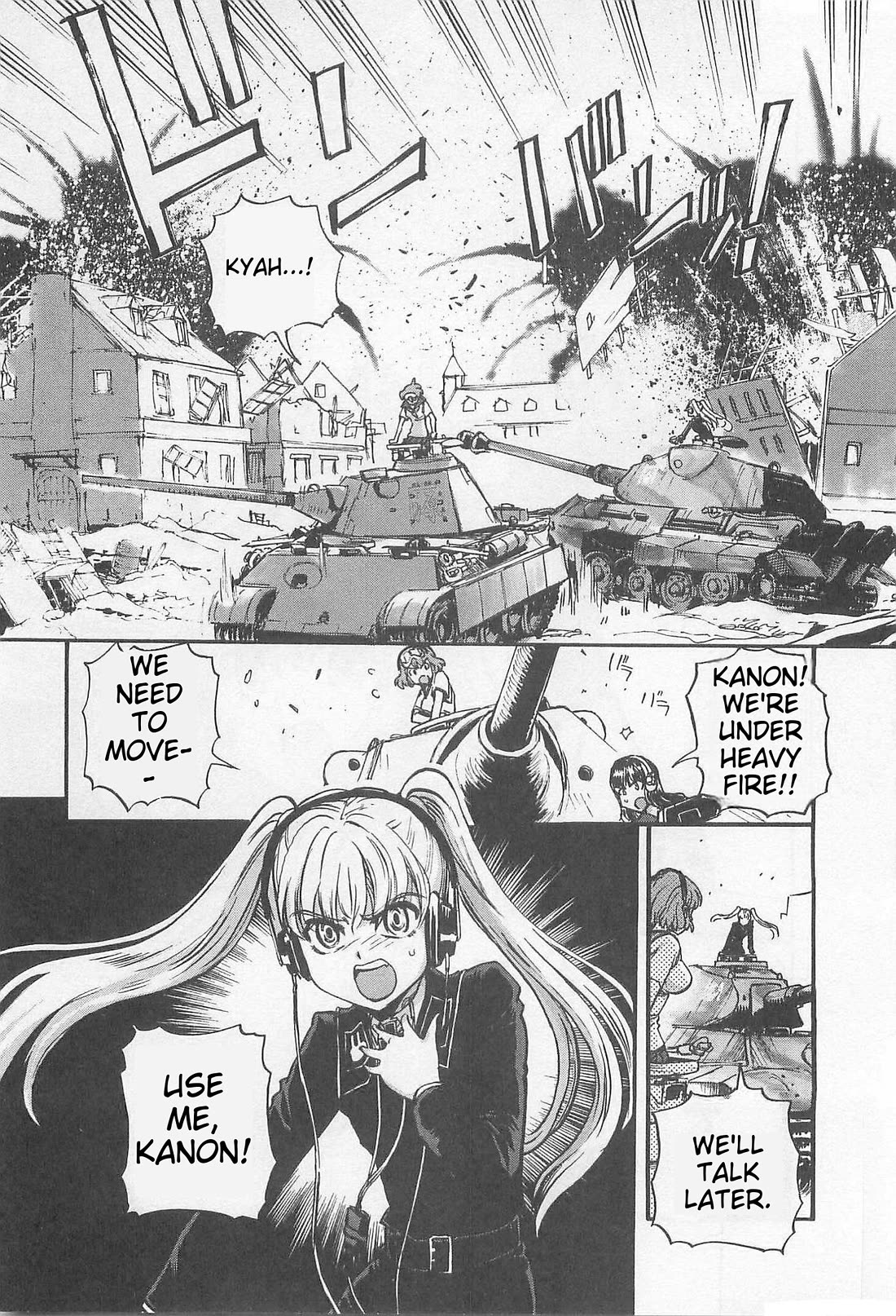 Sailor Fuku to Juusensha Chapter 37 page 4 - Chapter 37: Remember! The Most Important Thing For A Tank Driver