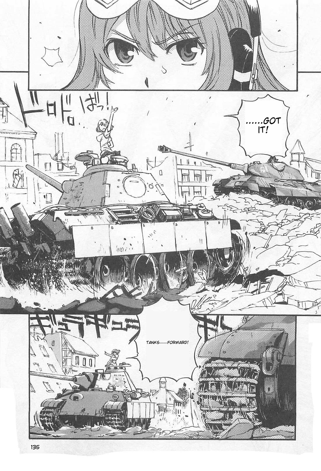 Sailor Fuku to Juusensha Chapter 37 page 5 - Chapter 37: Remember! The Most Important Thing For A Tank Driver