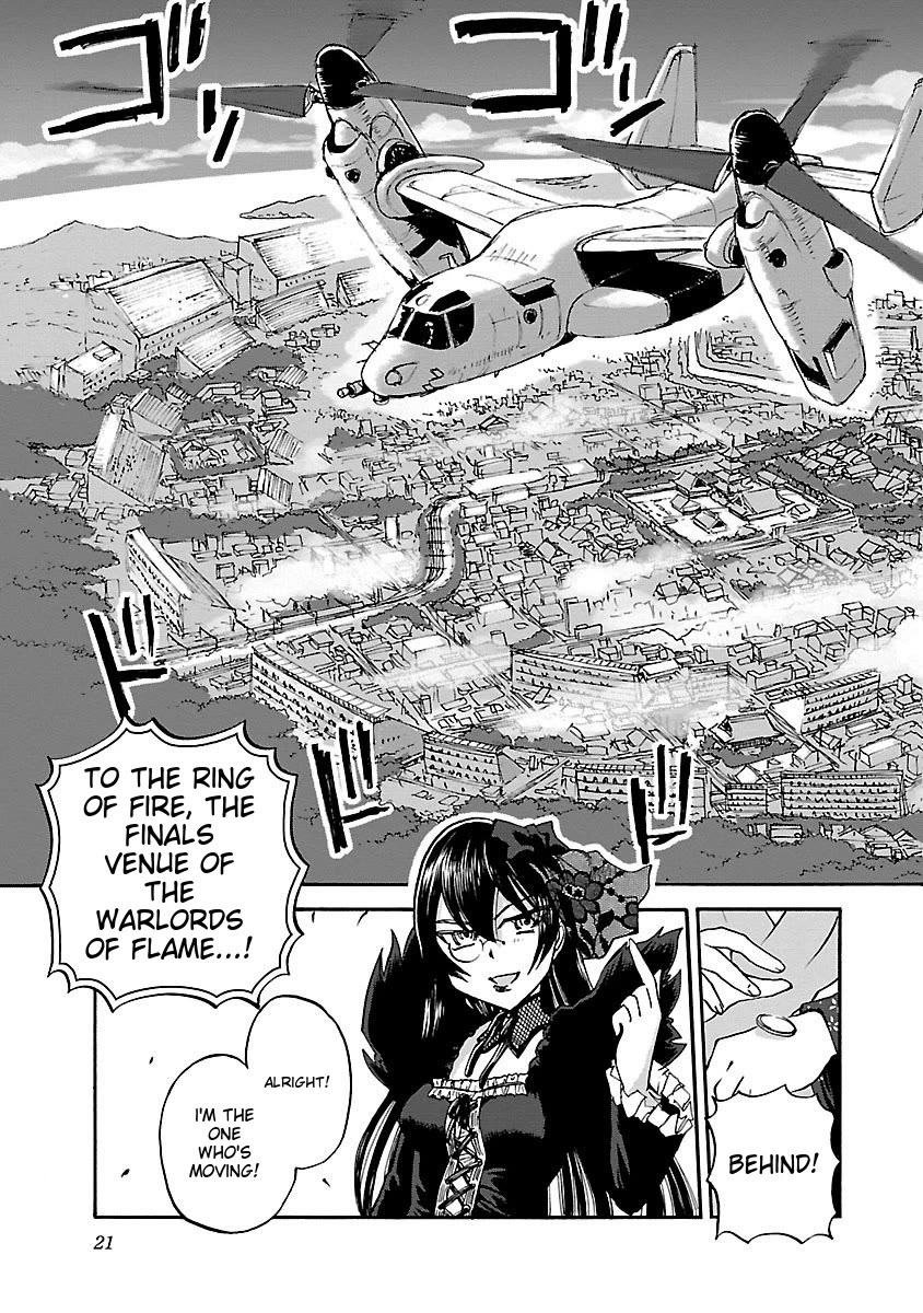 Sailor Fuku to Juusensha Chapter 38 page 22 - Chapter 38: Charge!! East–West Final Showdown