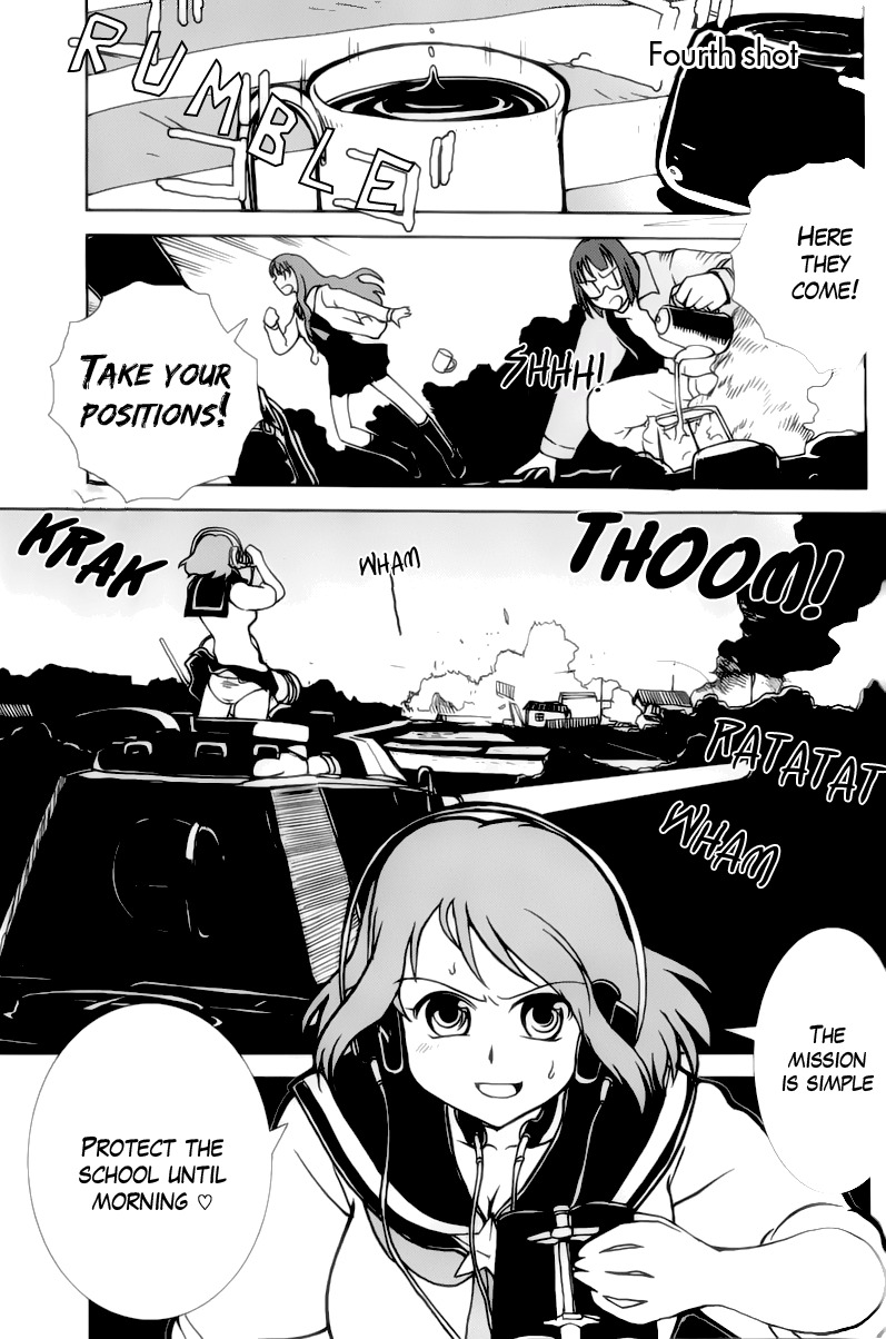 Sailor Fuku to Juusensha Chapter 4 page 1 - Chapter 4: Night Watch! Panther F and Cultural Festival