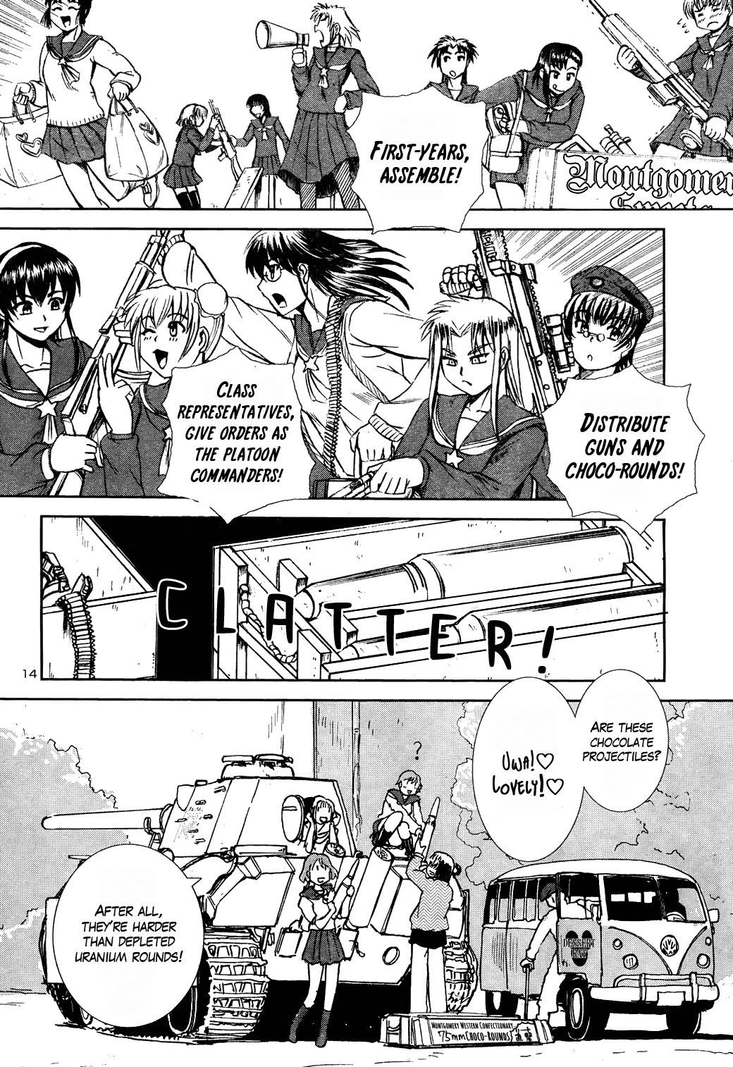 Sailor Fuku to Juusensha Chapter 6 page 13 - Chapter 6: Let's Recapture! Iron Cross Chocolate For Valentine's!
