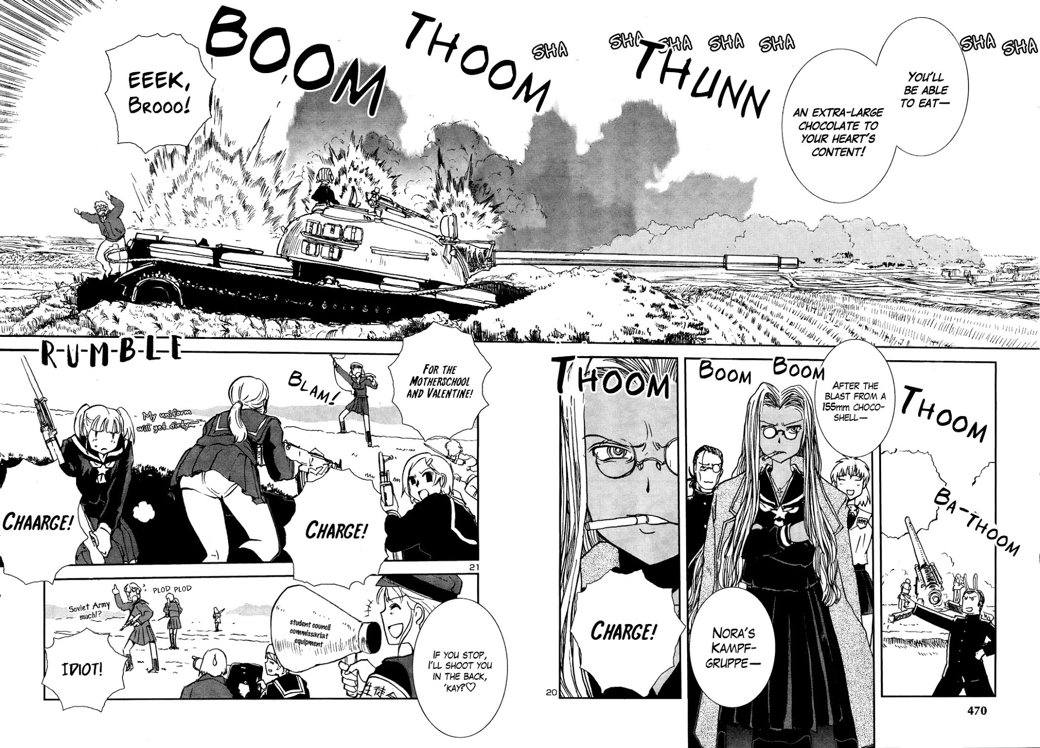 Sailor Fuku to Juusensha Chapter 6 page 19 - Chapter 6: Let's Recapture! Iron Cross Chocolate For Valentine's!