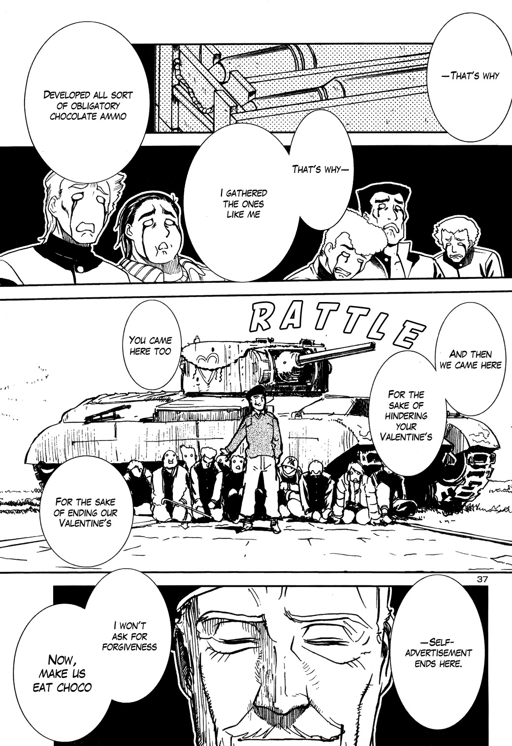 Sailor Fuku to Juusensha Chapter 6 page 34 - Chapter 6: Let's Recapture! Iron Cross Chocolate For Valentine's!