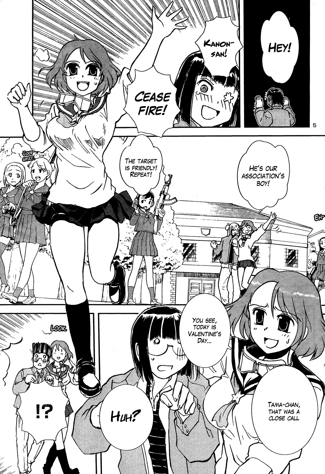 Sailor Fuku to Juusensha Chapter 6 page 4 - Chapter 6: Let's Recapture! Iron Cross Chocolate For Valentine's!