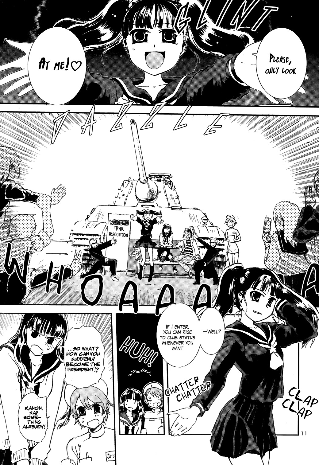 Sailor Fuku to Juusensha Chapter 7 page 10 - Chapter 7: Let's Recruit! Our New Club Member is a Beautiful Idol!
