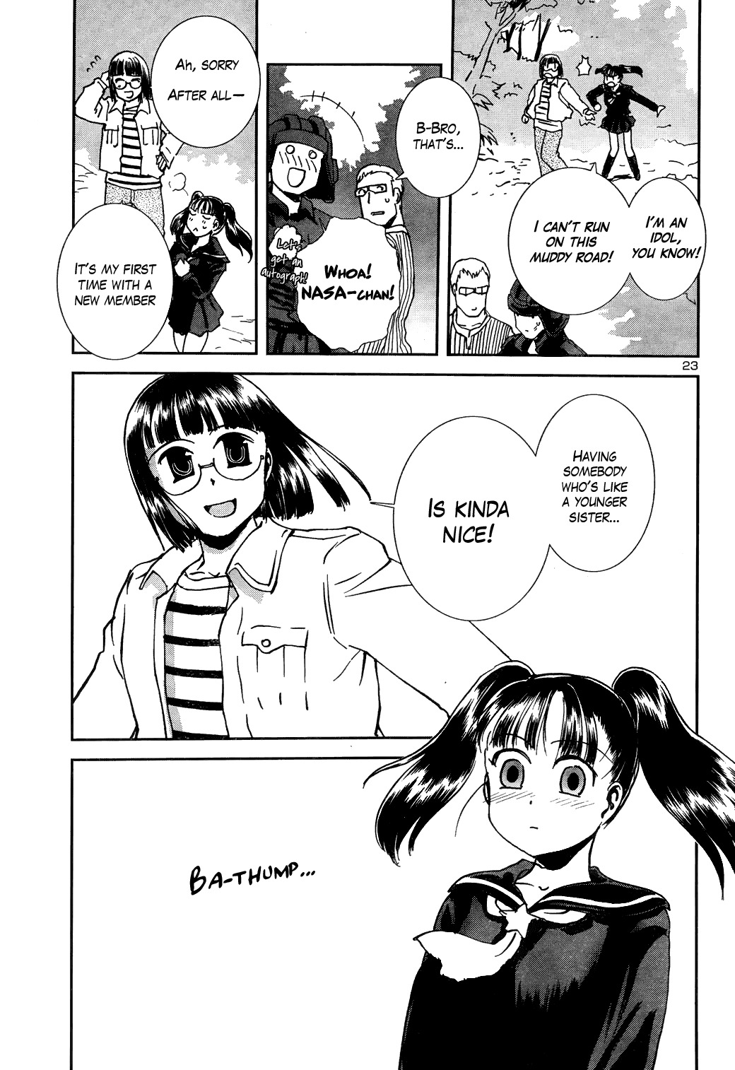 Sailor Fuku to Juusensha Chapter 7 page 22 - Chapter 7: Let's Recruit! Our New Club Member is a Beautiful Idol!