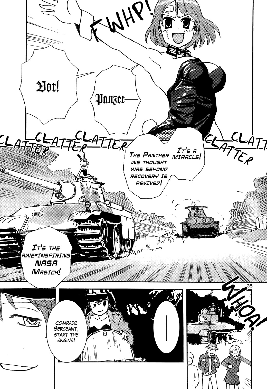 Sailor Fuku to Juusensha Chapter 7 page 34 - Chapter 7: Let's Recruit! Our New Club Member is a Beautiful Idol!