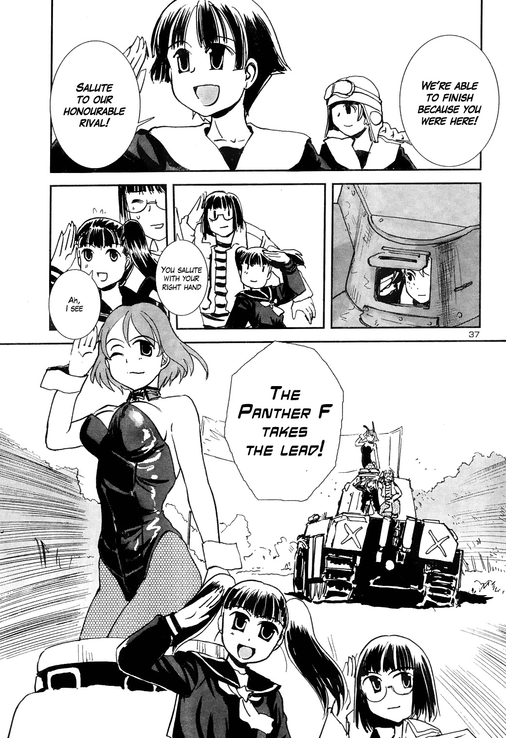 Sailor Fuku to Juusensha Chapter 7 page 36 - Chapter 7: Let's Recruit! Our New Club Member is a Beautiful Idol!