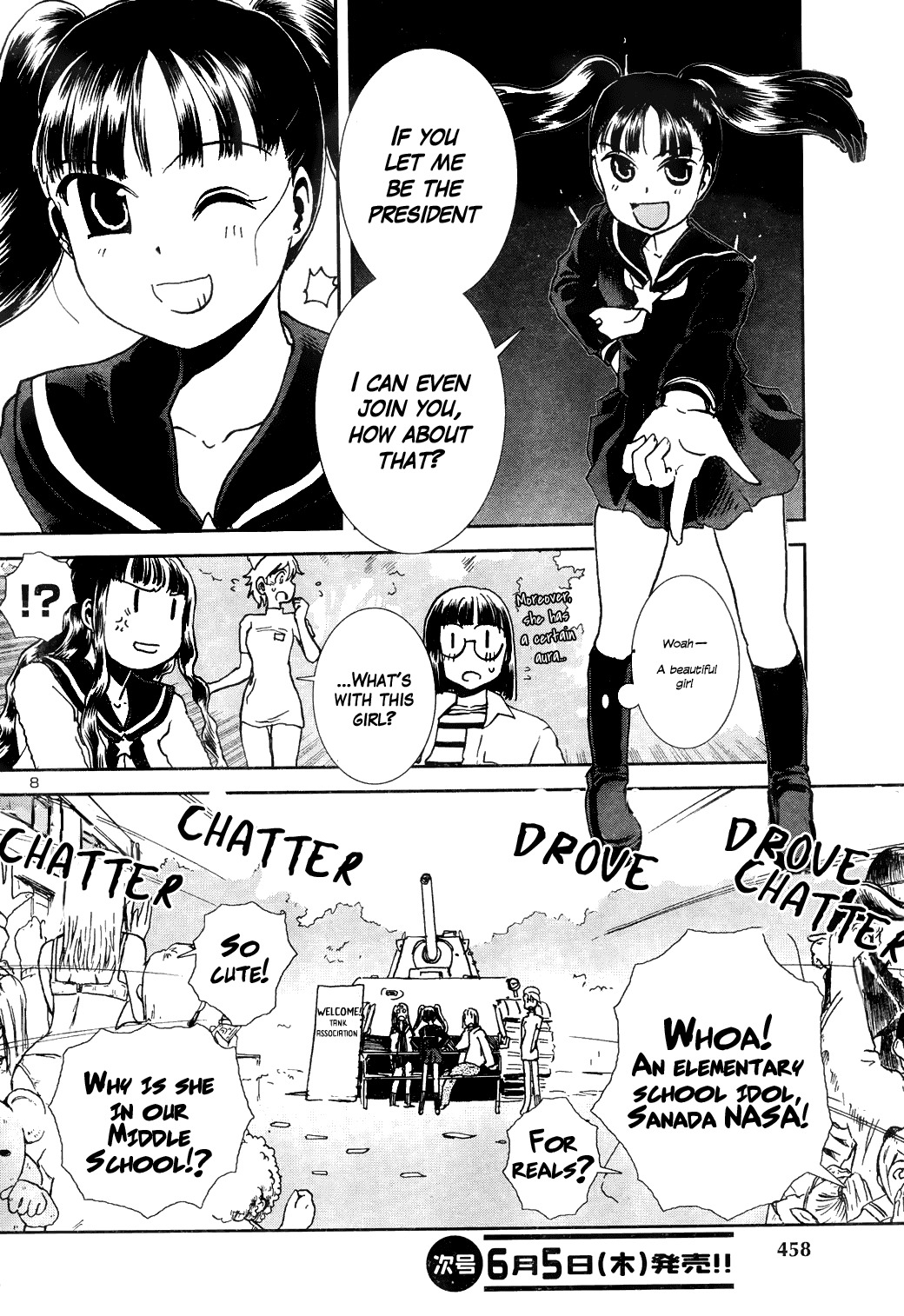 Sailor Fuku to Juusensha Chapter 7 page 7 - Chapter 7: Let's Recruit! Our New Club Member is a Beautiful Idol!