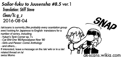 Sailor Fuku to Juusensha Chapter 8.5 page 9 - Chapter 8.5: Bonus: Let's Elect! Student Council President and Election Campaign Strategist!