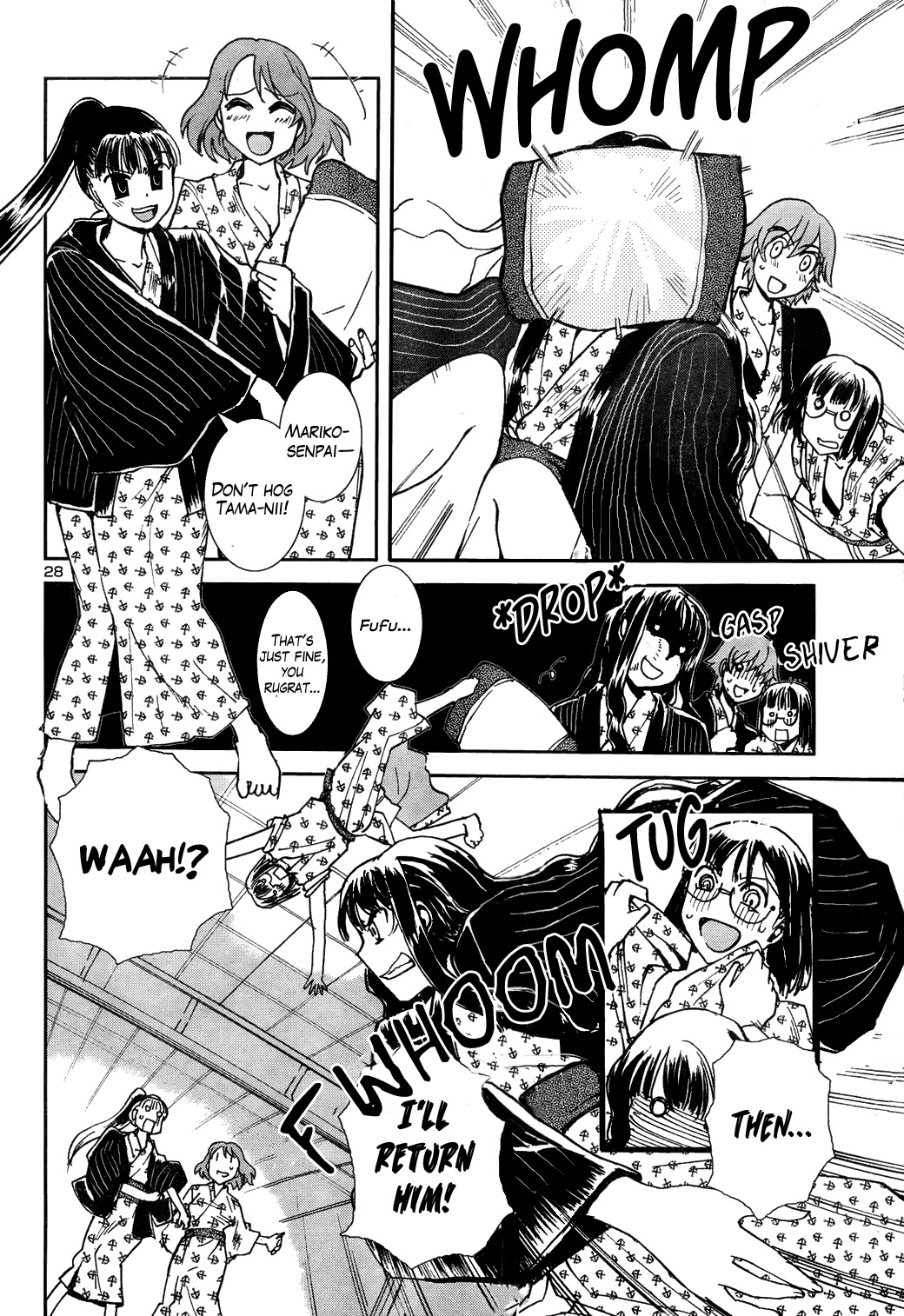 Sailor Fuku to Juusensha Chapter 8 page 28 - Chapter 8: Let's Lodge! Swimsuit, Yukata and Mixed Bathing Onsen!