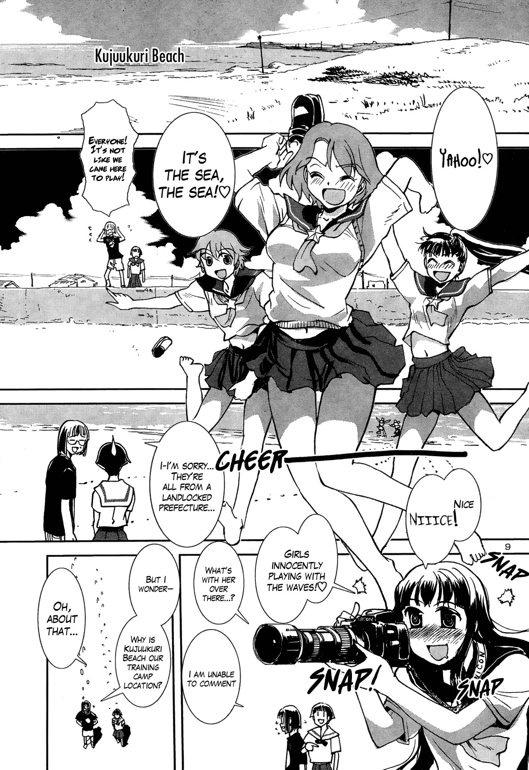 Sailor Fuku to Juusensha Chapter 8 page 9 - Chapter 8: Let's Lodge! Swimsuit, Yukata and Mixed Bathing Onsen!