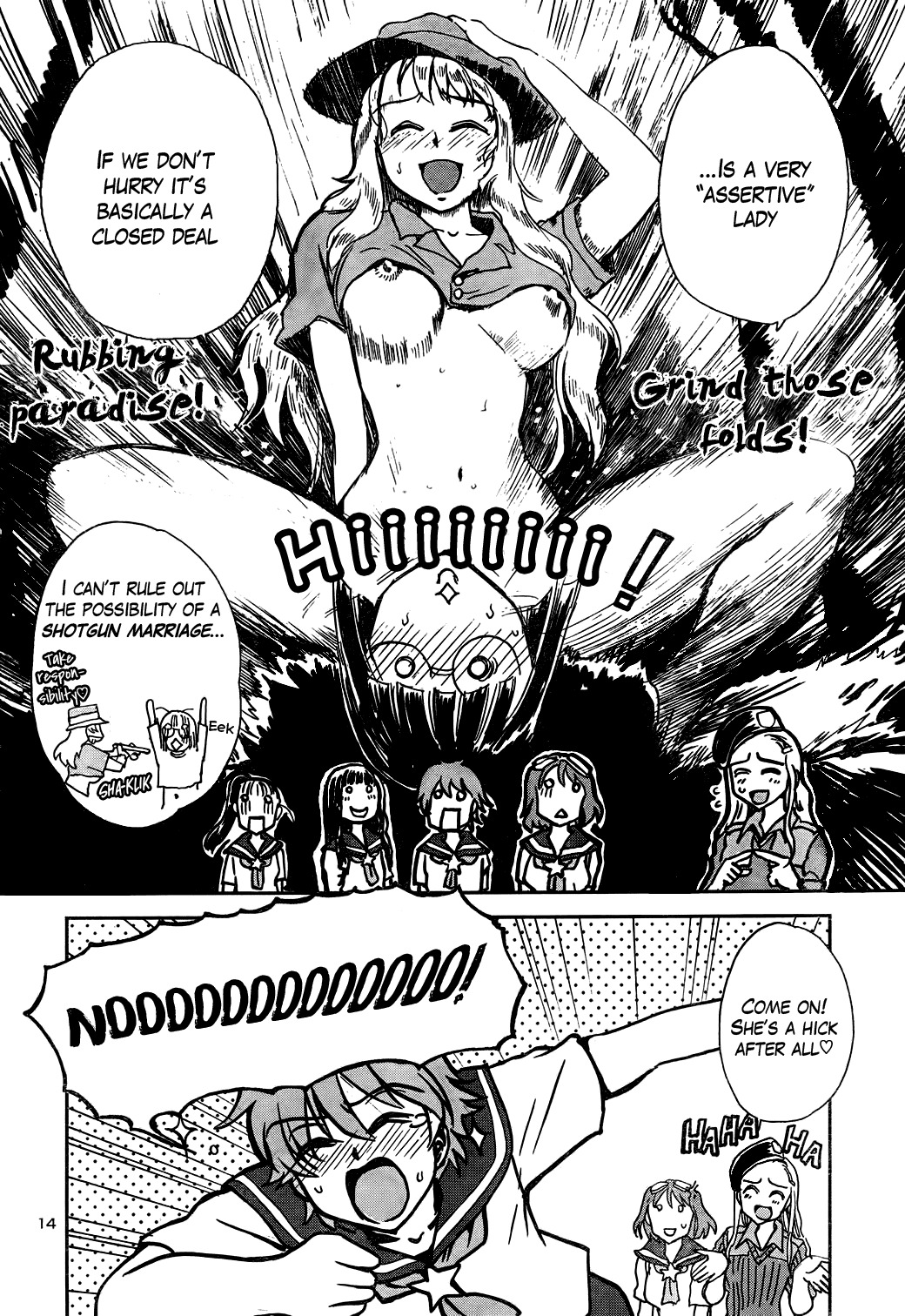 Sailor Fuku to Juusensha Chapter 9 page 19 - Chapter 9: Do the Ninjitsu! She's One-woman Army in a School Swimsuit