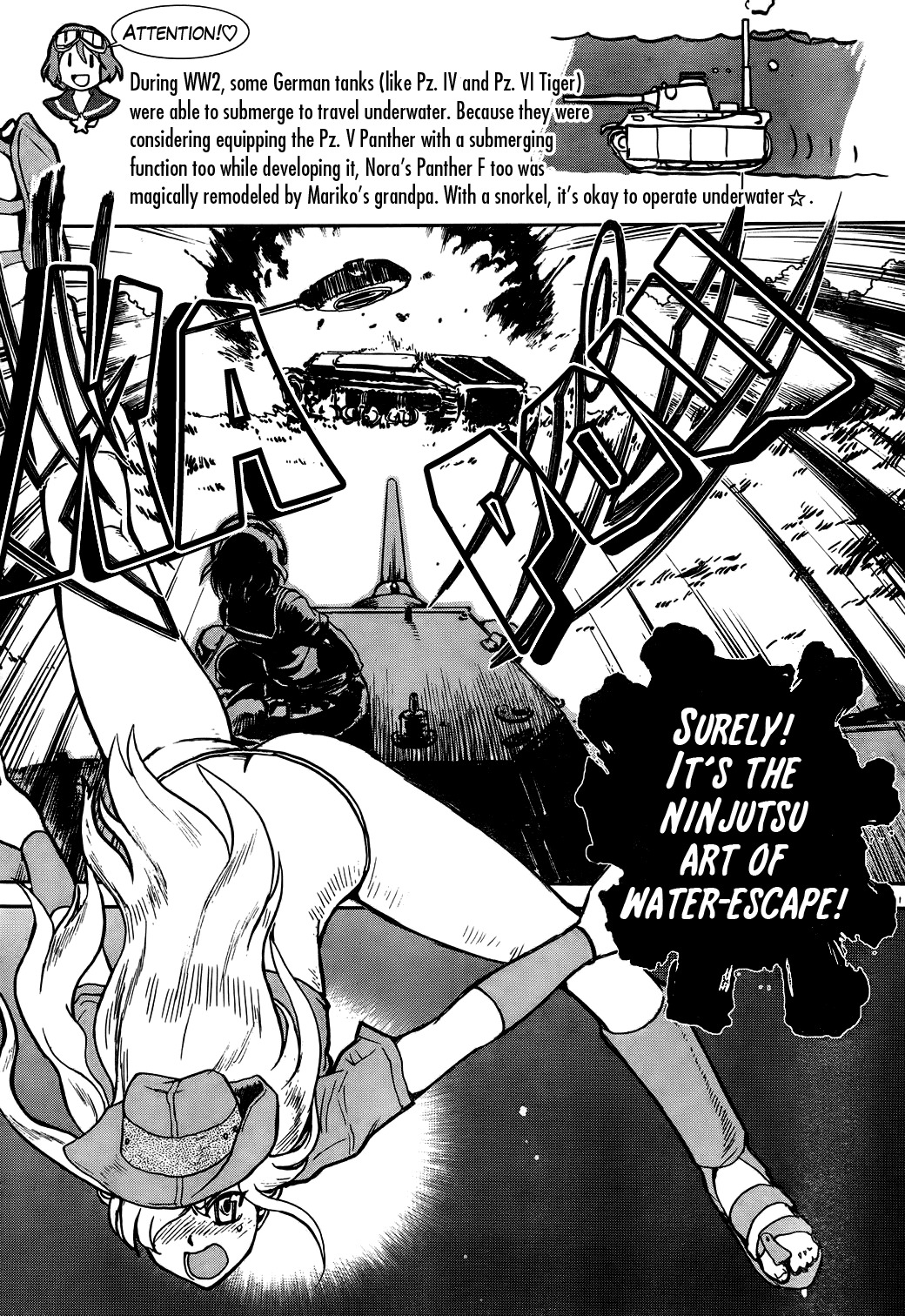 Sailor Fuku to Juusensha Chapter 9 page 33 - Chapter 9: Do the Ninjitsu! She's One-woman Army in a School Swimsuit