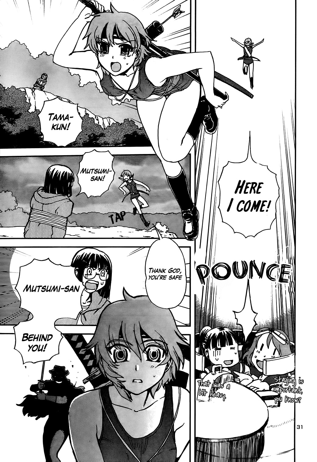 Sailor Fuku to Juusensha Chapter 9 page 36 - Chapter 9: Do the Ninjitsu! She's One-woman Army in a School Swimsuit