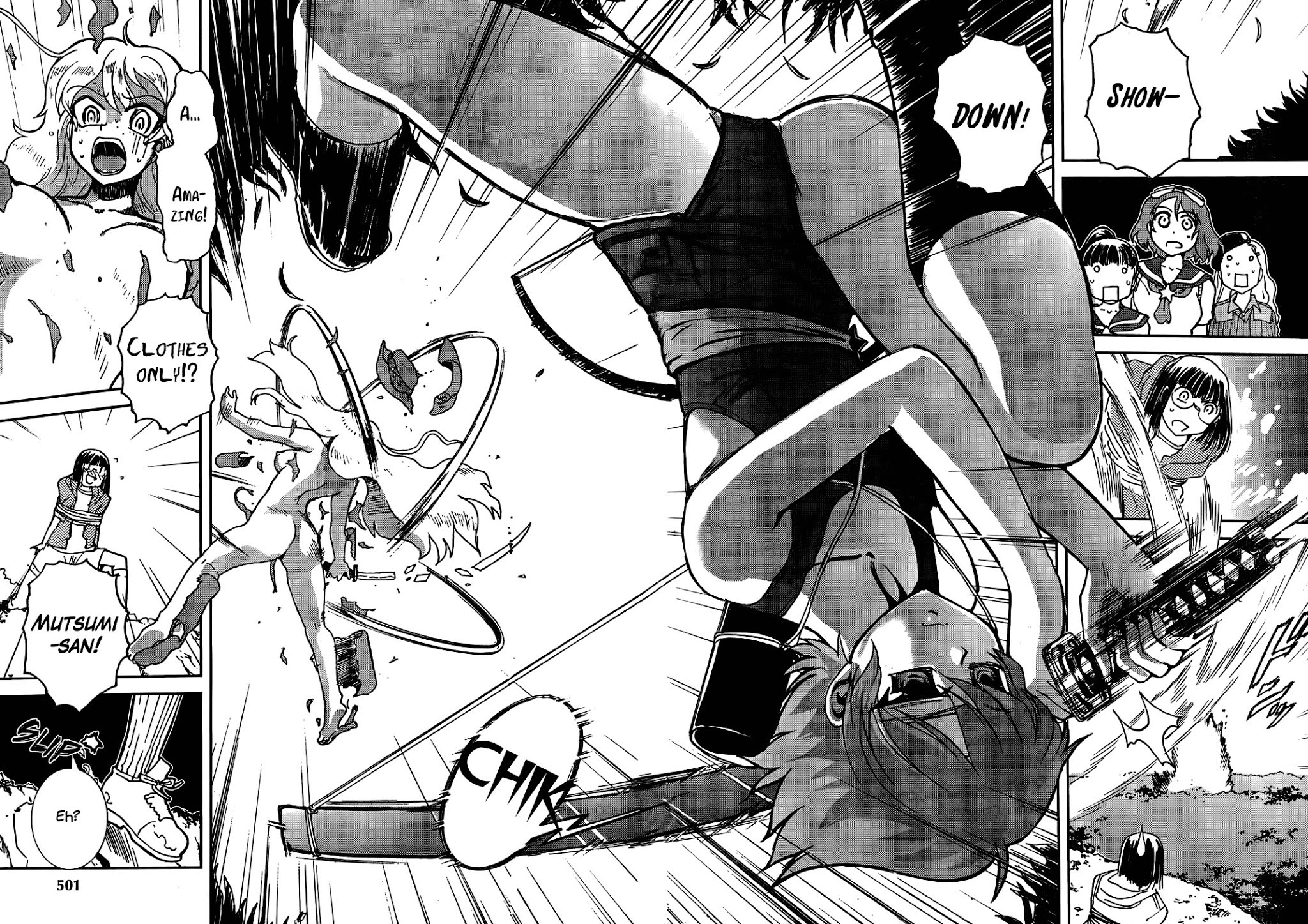 Sailor Fuku to Juusensha Chapter 9 page 39 - Chapter 9: Do the Ninjitsu! She's One-woman Army in a School Swimsuit