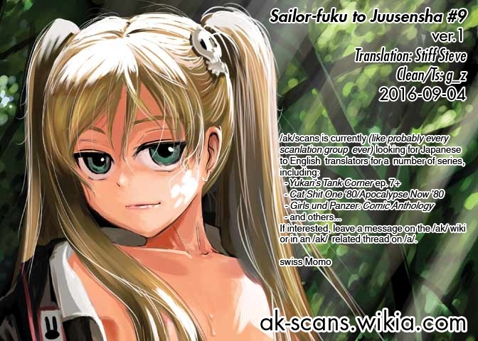 Sailor Fuku to Juusensha Chapter 9 page 50 - Chapter 9: Do the Ninjitsu! She's One-woman Army in a School Swimsuit