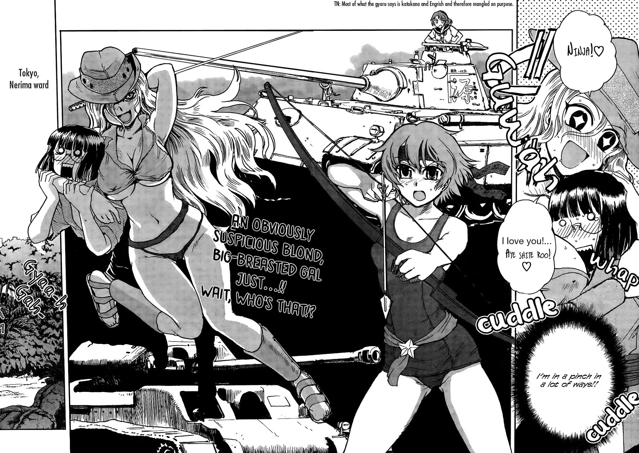 Sailor Fuku to Juusensha Chapter 9 page 8 - Chapter 9: Do the Ninjitsu! She's One-woman Army in a School Swimsuit