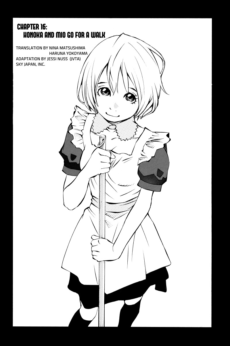 Sailor Fuku, Tokidoki Apron Chapter 16 page 2 - Chapter 16: Honoka and Mio Go for a Walk