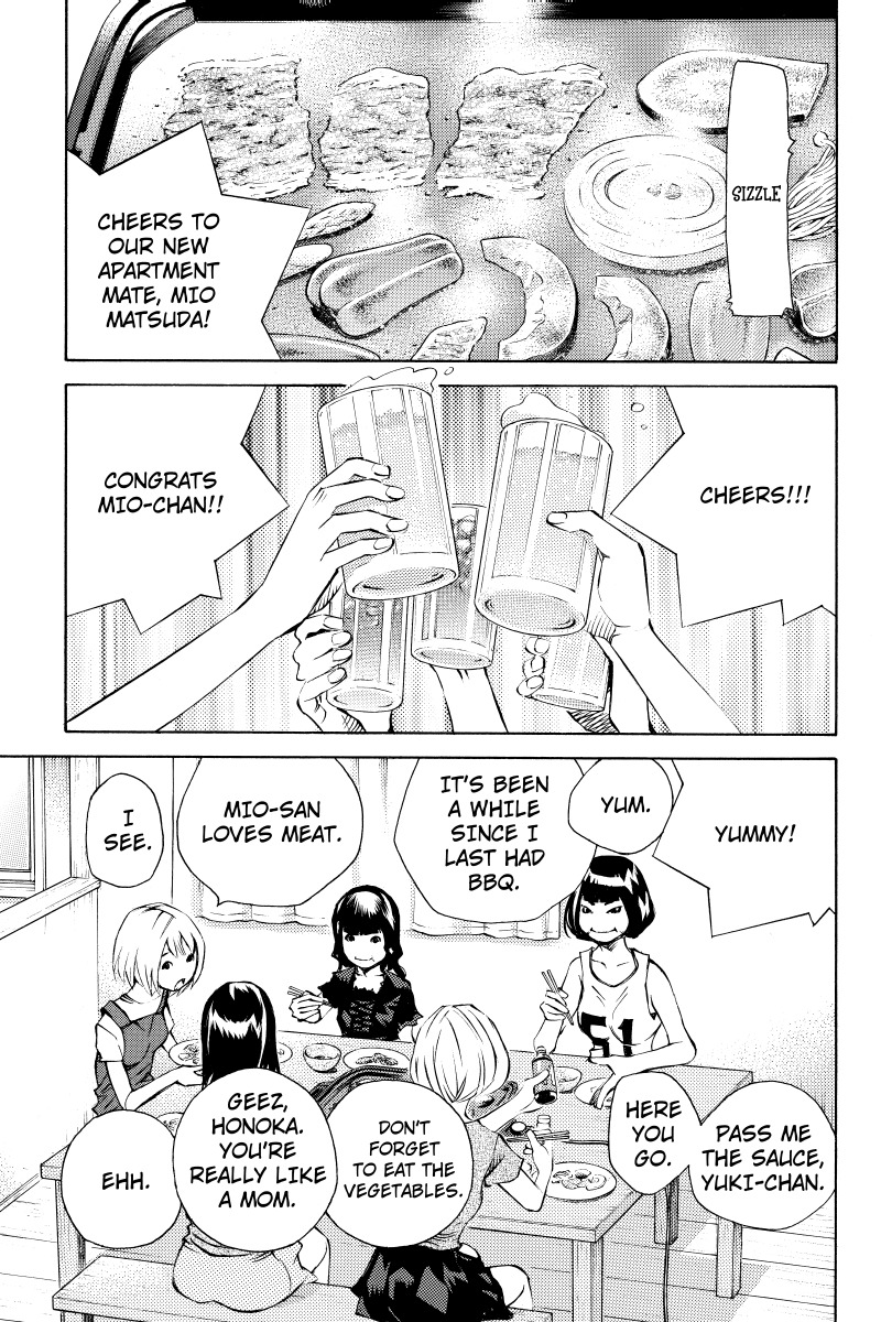 Sailor Fuku, Tokidoki Apron Chapter 23 page 13 - Chapter 23: Honoka Throws Mio a Welcome Party
