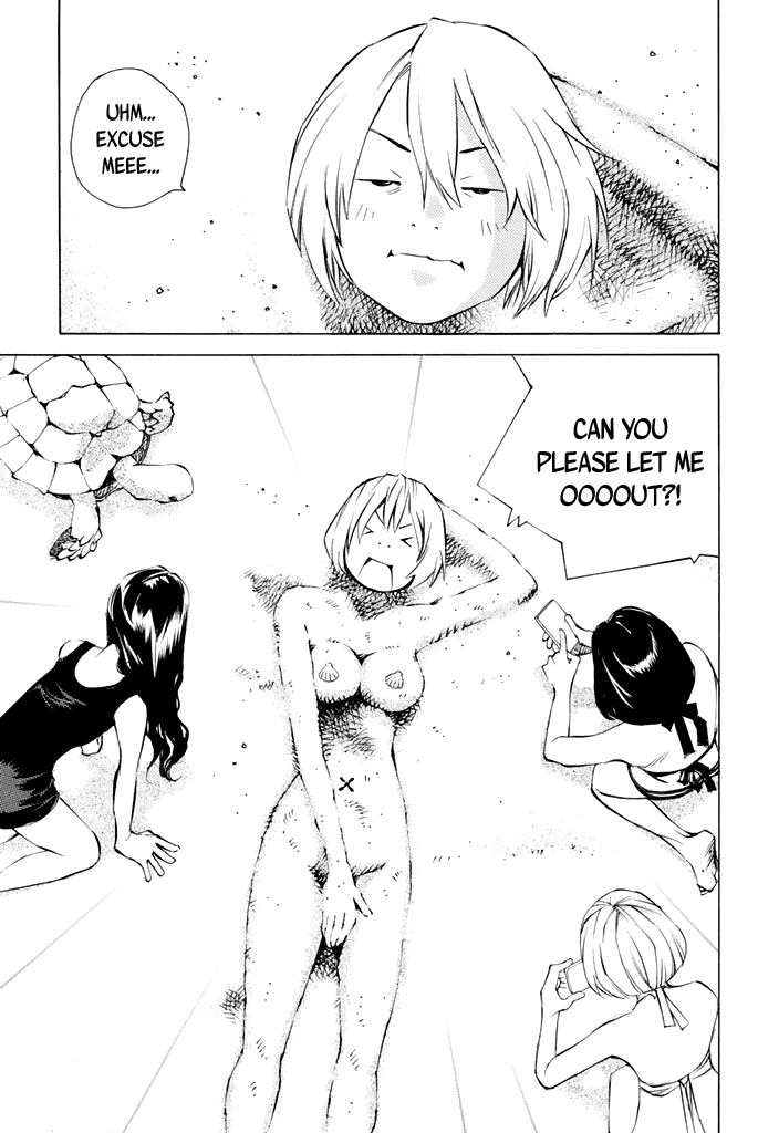 Sailor Fuku, Tokidoki Apron Chapter 33 page 5 - Chapter 33: Honoka gets Buried in Sand