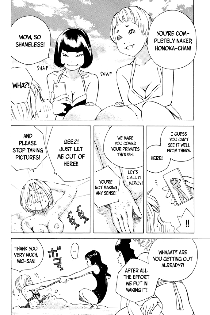 Sailor Fuku, Tokidoki Apron Chapter 33 page 6 - Chapter 33: Honoka gets Buried in Sand