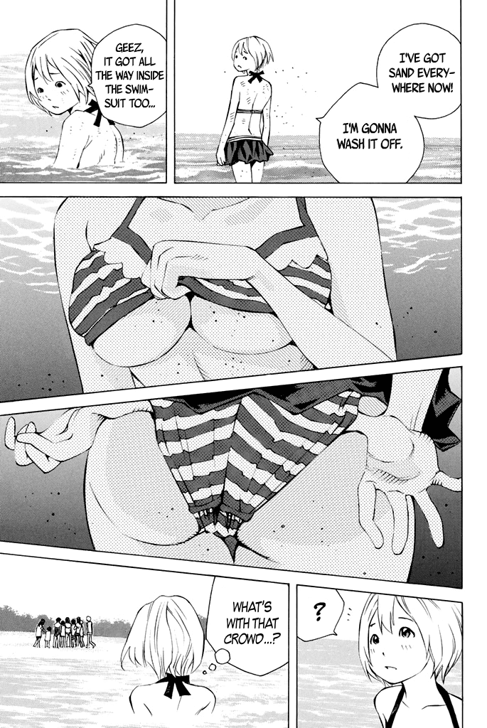 Sailor Fuku, Tokidoki Apron Chapter 33 page 7 - Chapter 33: Honoka gets Buried in Sand