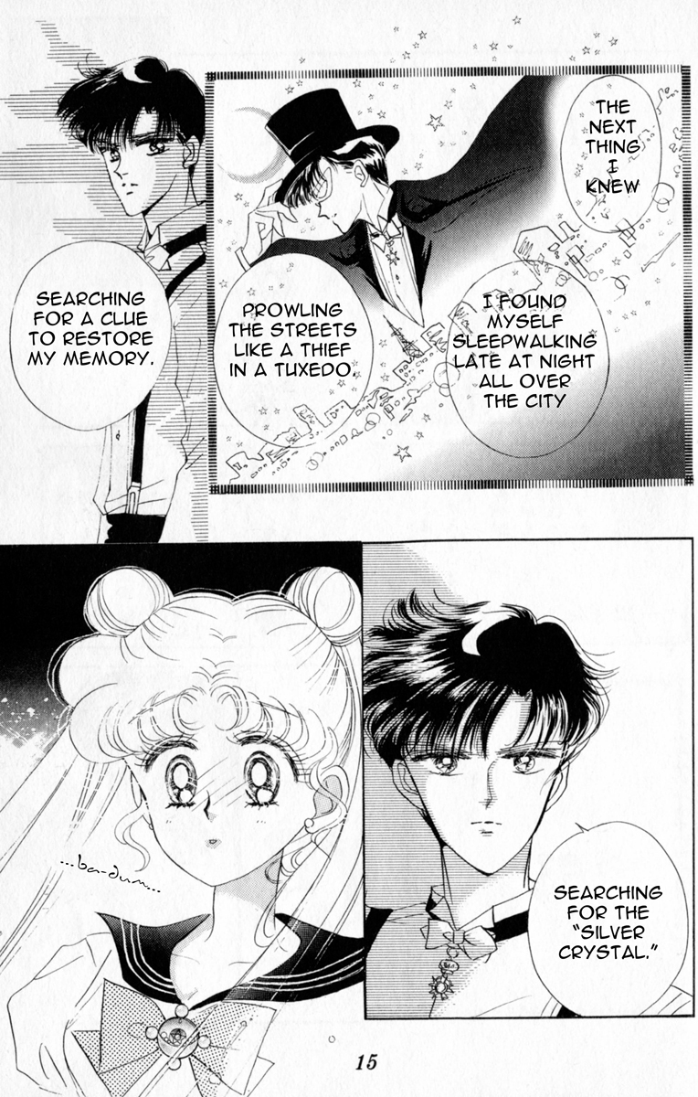 Sailor Moon Chapter 7 page 12 - Chapter 7: Chiba Mamoru Tuxedo Mask