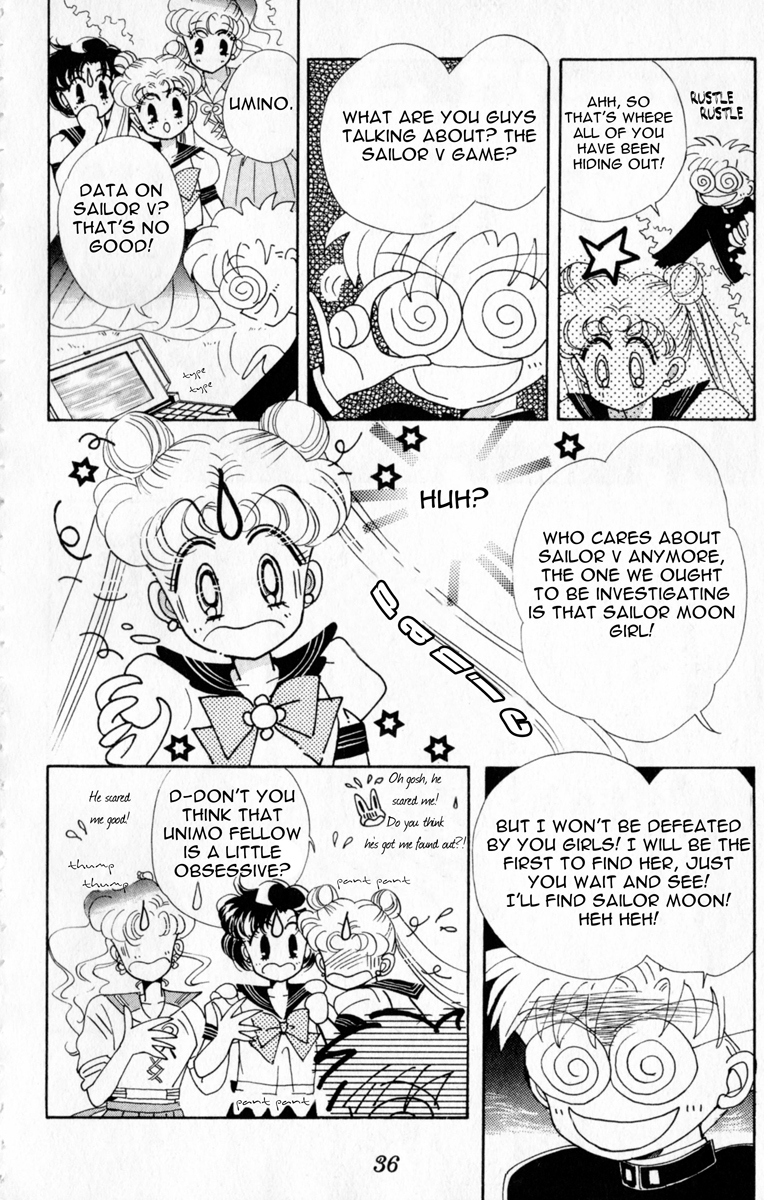 Sailor Moon Chapter 7 page 33 - Chapter 7: Chiba Mamoru Tuxedo Mask