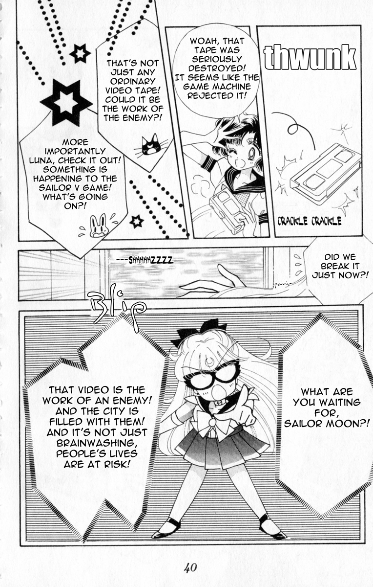 Sailor Moon Chapter 7 page 37 - Chapter 7: Chiba Mamoru Tuxedo Mask