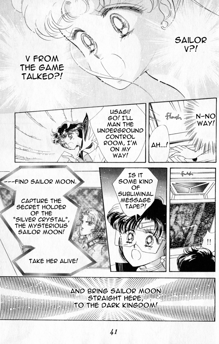 Sailor Moon Chapter 7 page 38 - Chapter 7: Chiba Mamoru Tuxedo Mask