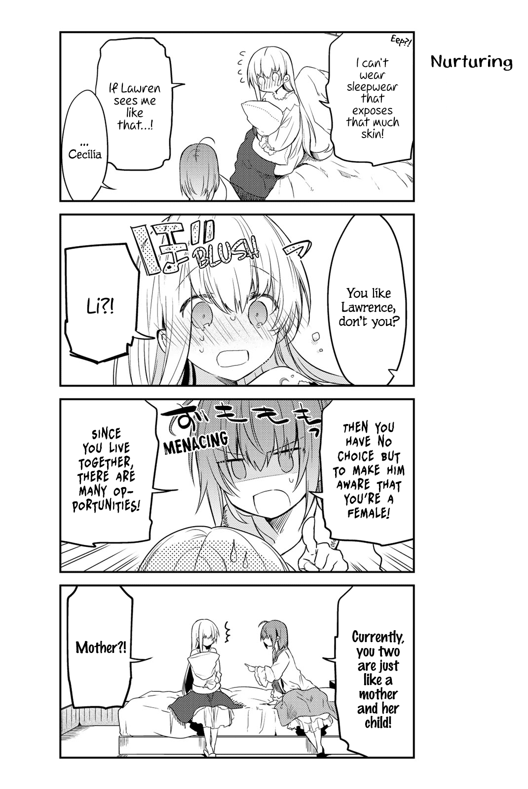 Saint Cecilia & Pastor Lawrence Chapter 18 page 10 - Chapter 18: Girls-only Night