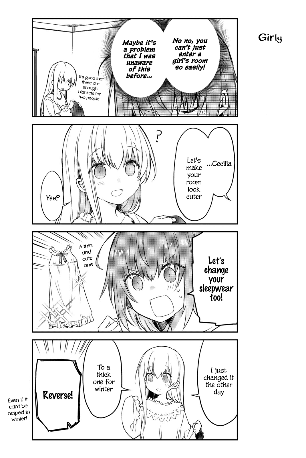 Saint Cecilia & Pastor Lawrence Chapter 18 page 9 - Chapter 18: Girls-only Night