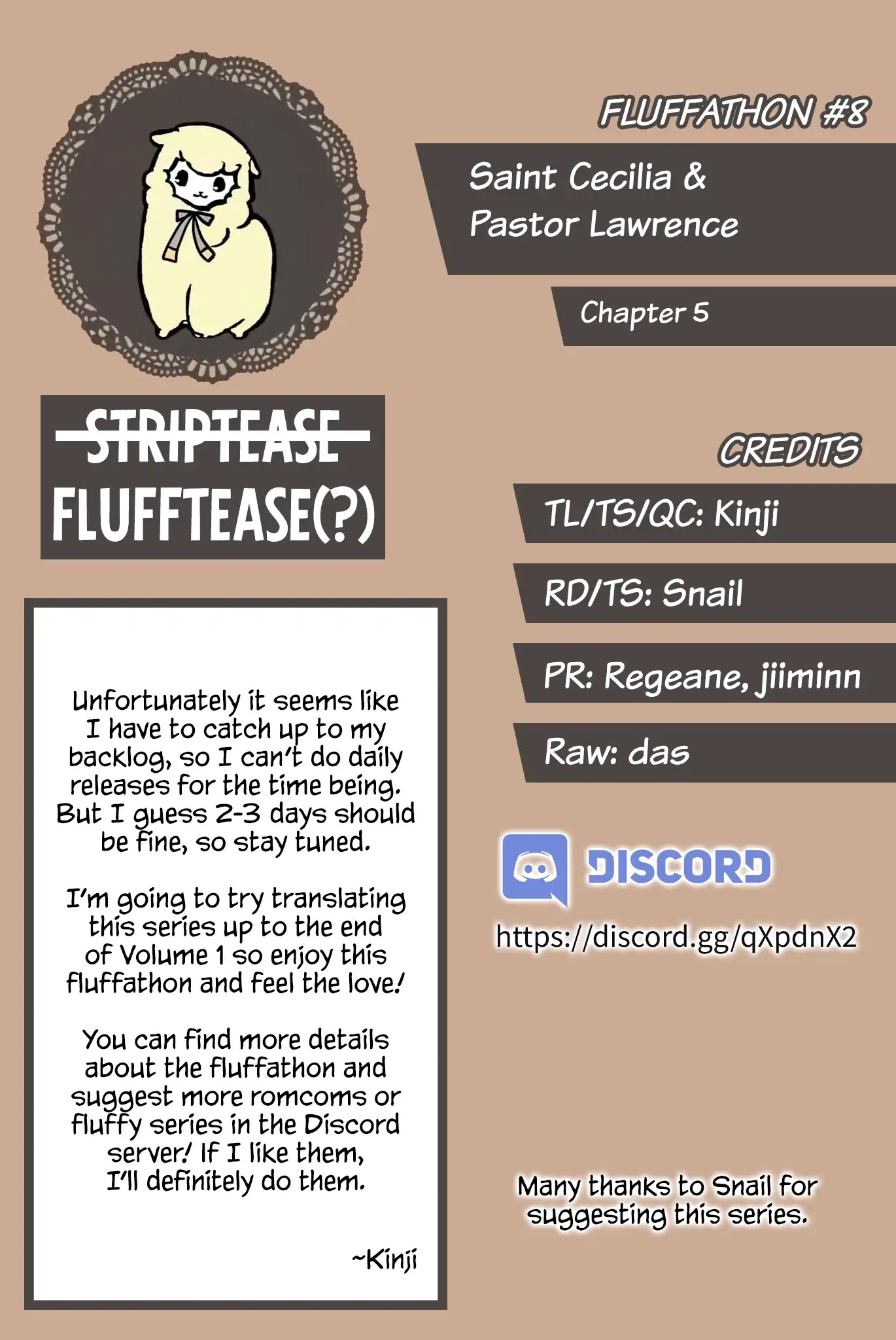 Saint Cecilia & Pastor Lawrence Chapter 5 page 2 - Chapter 5: Their Treasured Things