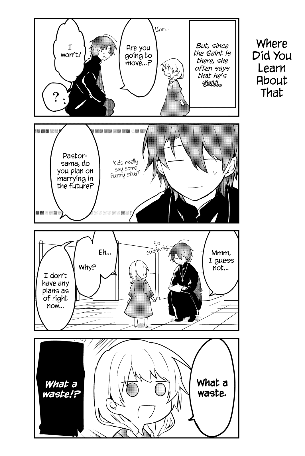 Saint Cecilia & Pastor Lawrence Chapter 7.5 page 3 - Chapter 7.5: The Girl with the Flowers Once More