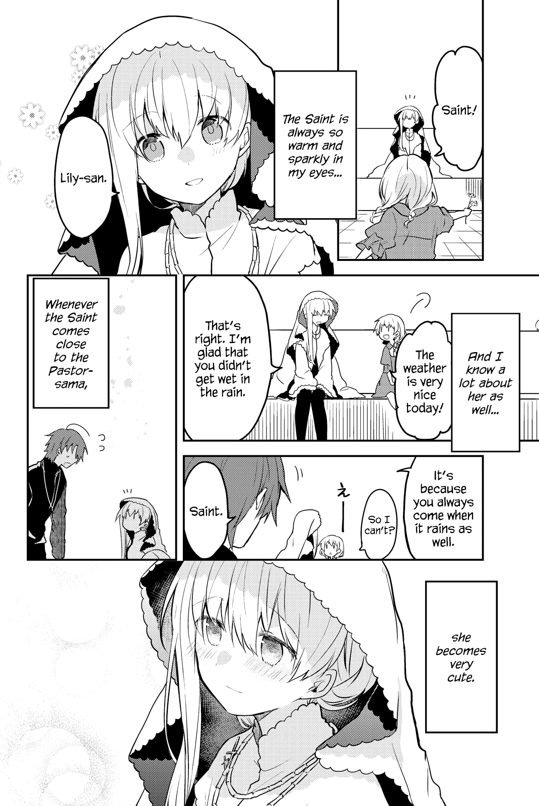 Saint Cecilia & Pastor Lawrence Chapter 7.5 page 5 - Chapter 7.5: The Girl with the Flowers Once More