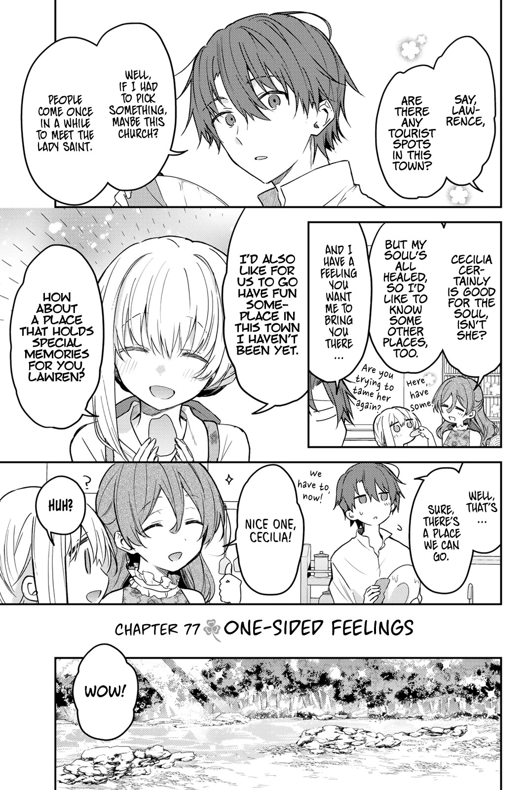 Saint Cecilia & Pastor Lawrence Chapter 77 page 1 - Chapter 77: One-Sided Feelings