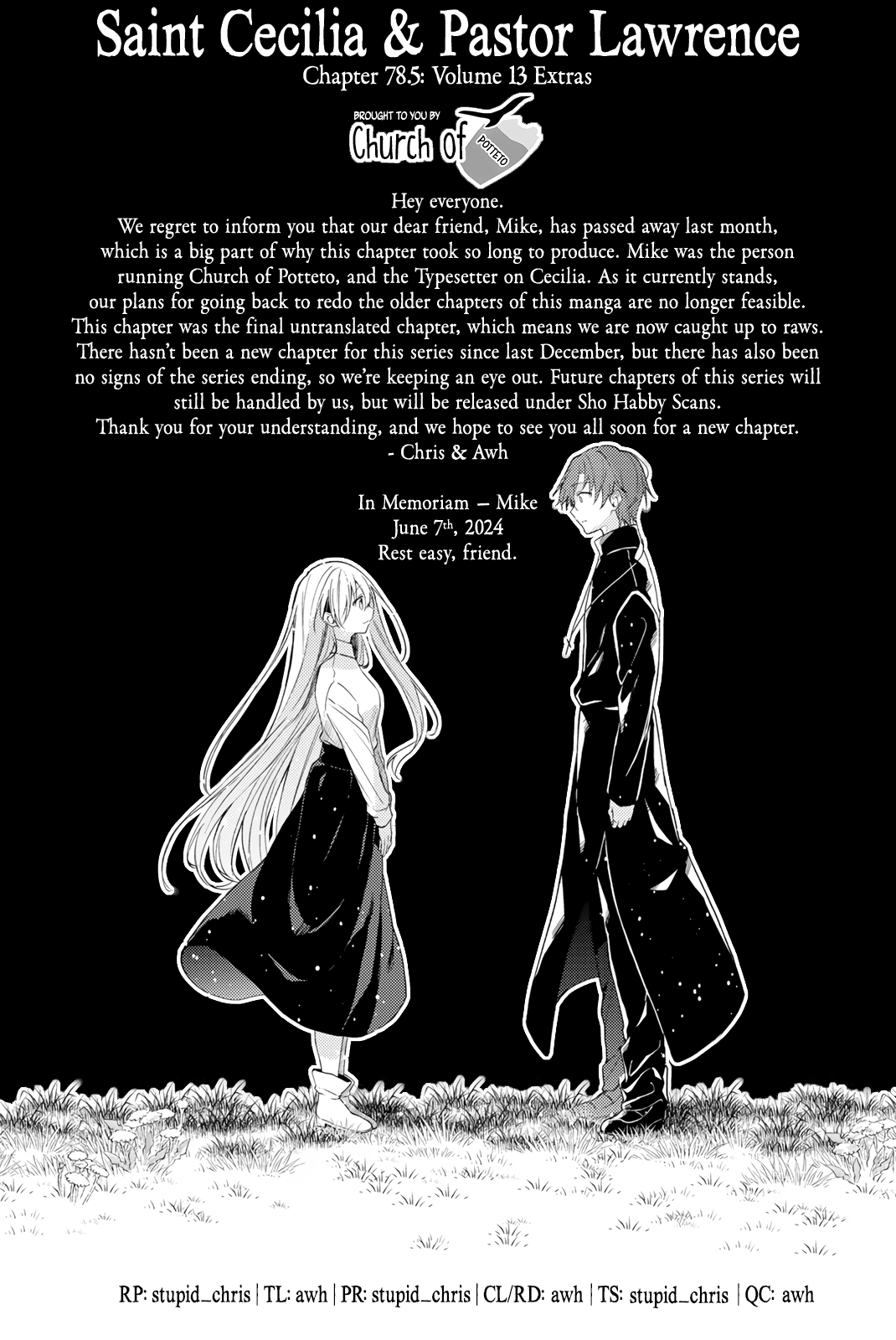 Saint Cecilia & Pastor Lawrence Chapter 78.5 page 8 - Chapter 78.5: Volume Extras