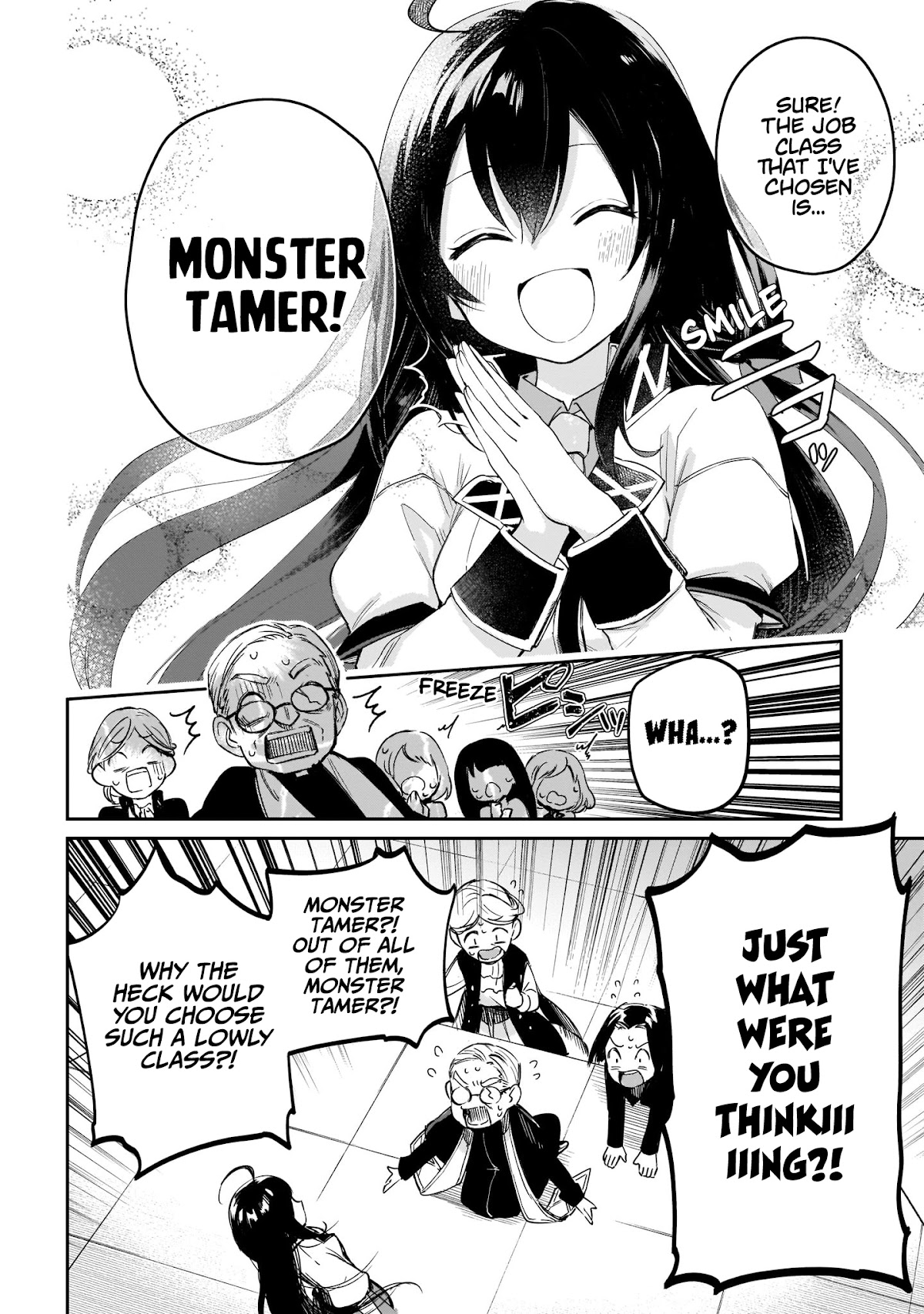 Saint? No, Just a Passing Monster Tamer! ~The Completely Unparalleled Saint Travels with Fluffies~ Chapter 1 page 13 - Chapter 1: Sage, Hero, Saint? No, I've already set my mind on my Job Class!