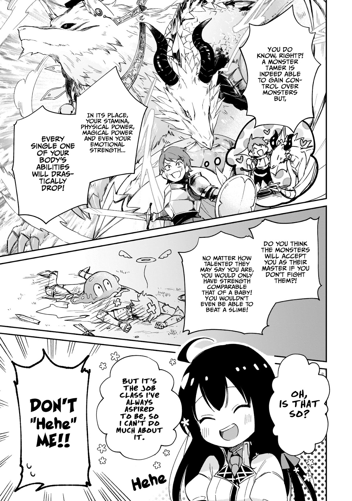 Saint? No, Just a Passing Monster Tamer! ~The Completely Unparalleled Saint Travels with Fluffies~ Chapter 1 page 14 - Chapter 1: Sage, Hero, Saint? No, I've already set my mind on my Job Class!